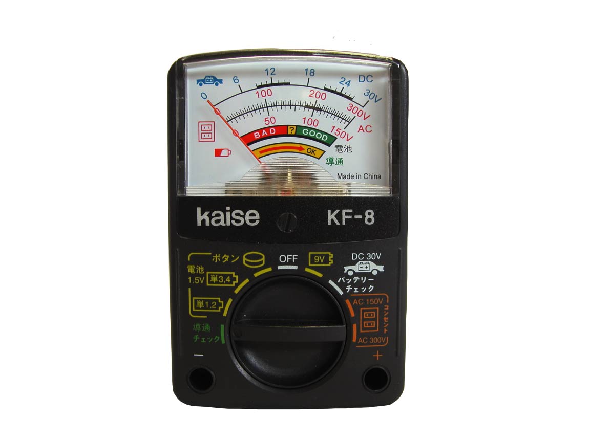 指针式模拟万用表KF-8 日本凯世KAISE